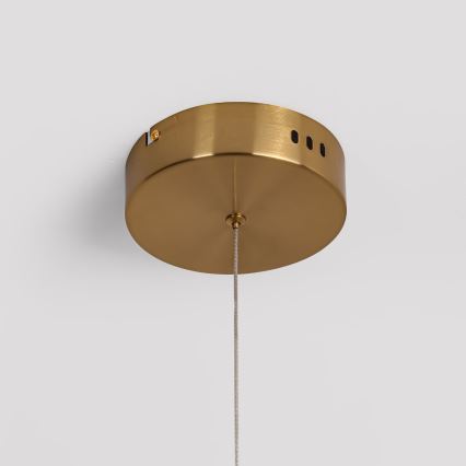 LED Lustr na lanku MELECA LED/24W/230V 3000/4000/6000K 100 cm zlatá