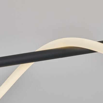 LED Lustr na lanku MELECA LED/36W/230V 3000/4000/6000K 160 cm černá