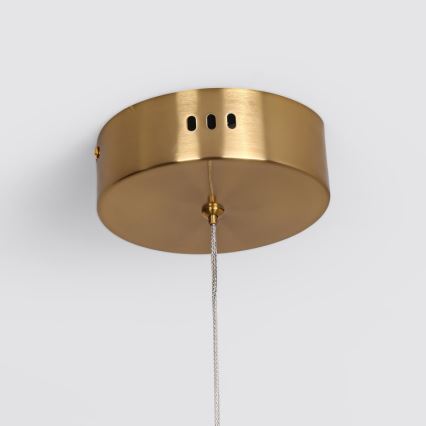 LED Lustr na lanku MELECA LED/36W/230V 3000/4000/6000K 160 cm zlatá