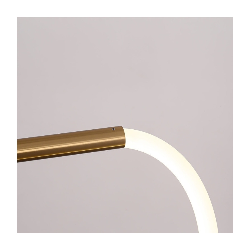 LED Lustr na lanku MELECA LED/36W/230V 3000/4000/6000K 160 cm zlatá