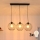 LED Lustr na lanku MERCURE 3xE27/15W/230V