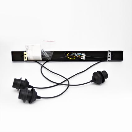 LED Lustr na lanku MERCURE 3xE27/15W/230V