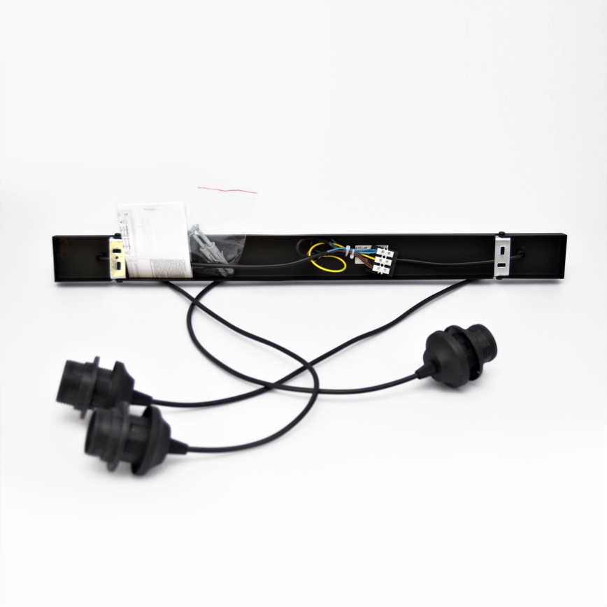 LED Lustr na lanku MERCURE 3xE27/15W/230V
