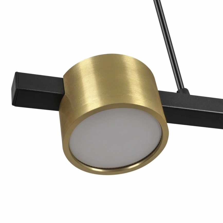 LED Lustr na lanku MIRELLA 4xGX53/6W/230V zlatá/černá