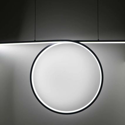 LED Lustr na lanku ODETTA LED/42W/230V 4000K černá