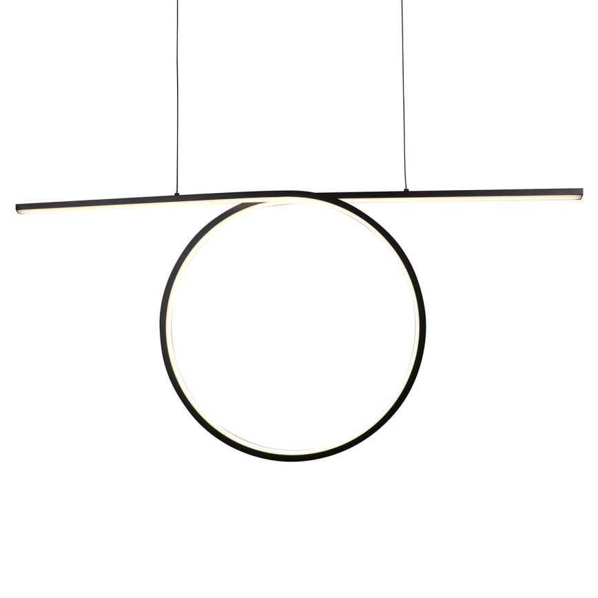 LED Lustr na lanku ODETTA LED/42W/230V 4000K černá