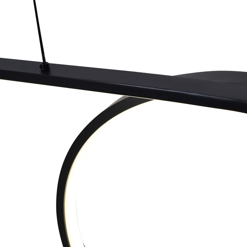 LED Lustr na lanku ODETTA LED/42W/230V 4000K černá