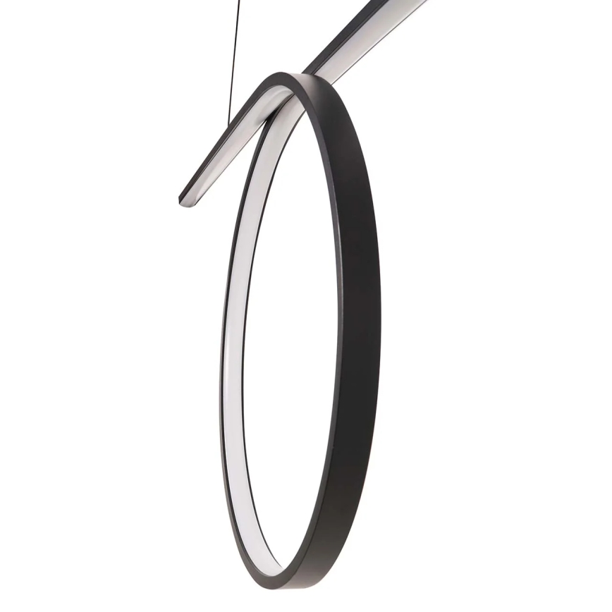 LED Lustr na lanku ODETTA LED/42W/230V 4000K černá