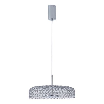 LED Lustr na lanku PERFORATO LED/10W/230V 3000K lesklý chrom pr. 35 cm