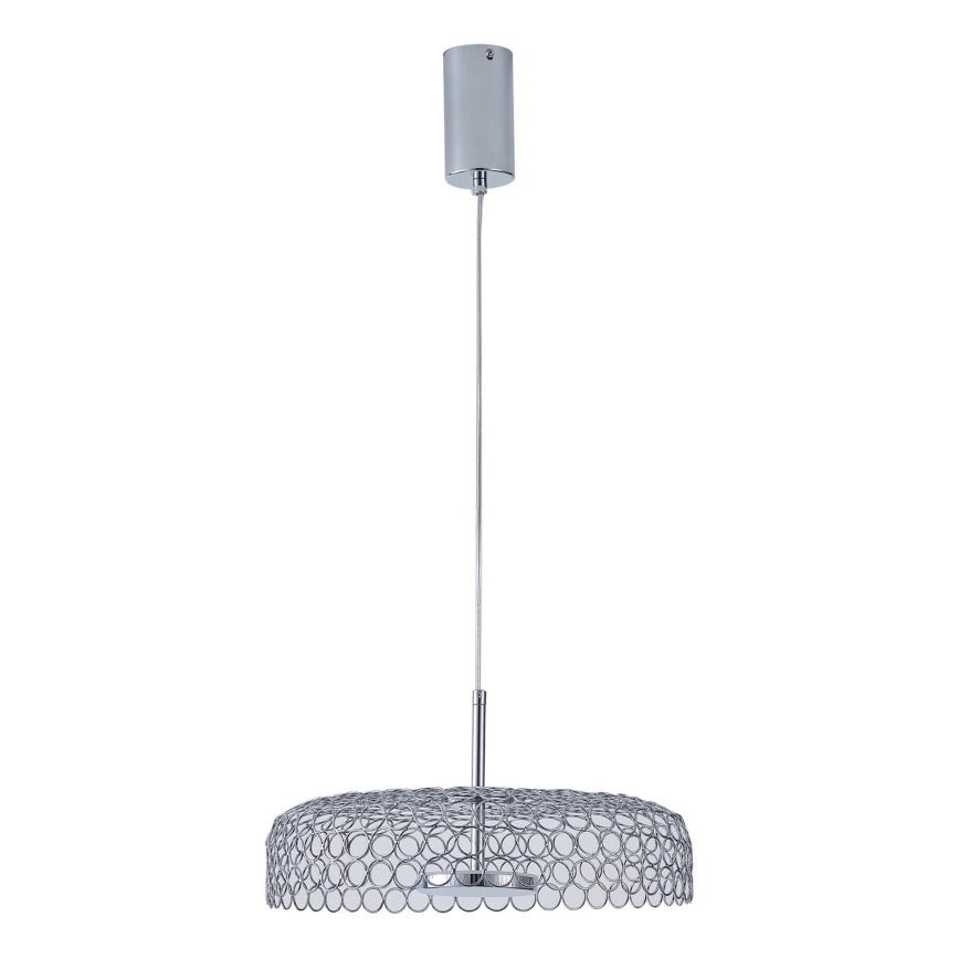 LED Lustr na lanku PERFORATO LED/10W/230V 3000K lesklý chrom pr. 35 cm