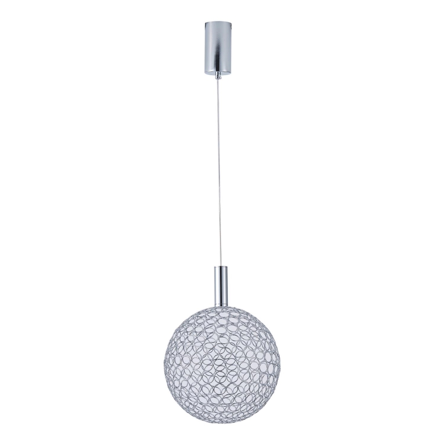 LED Lustr na lanku PERFORATO LED/6,3W/230V 3000K lesklý chrom pr. 20 cm
