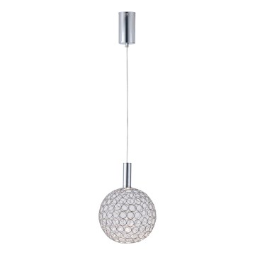 LED Lustr na lanku PERFORATO LED/6,3W/230V 3000K lesklý chrom pr. 25 cm