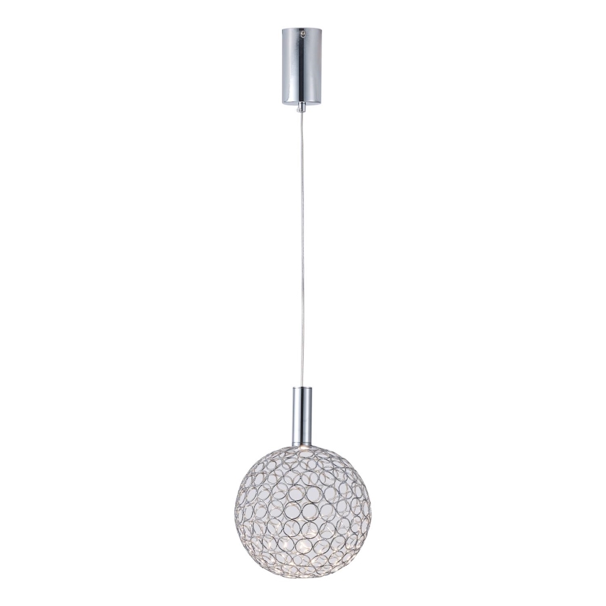 LED Lustr na lanku PERFORATO LED/6,3W/230V 3000K zlatá pr. 25 cm
