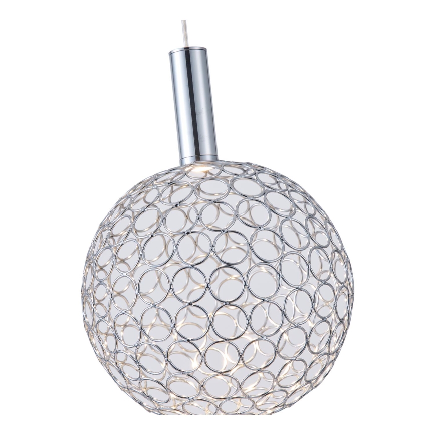 LED Lustr na lanku PERFORATO LED/6,3W/230V 3000K zlatá pr. 25 cm