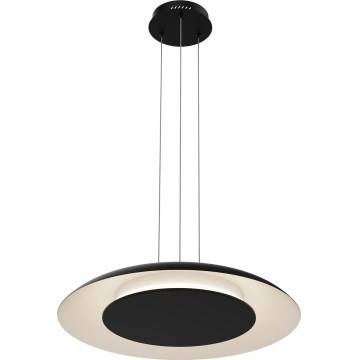 LED Lustr na lanku PIATTINO LED/30W/230V 2700/3200/4000K pr. 40 cm černá