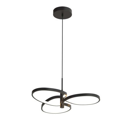 LED Lustr na lanku RIBBON LED/25W/230V 4000K černá