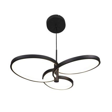 LED Lustr na lanku RIBBON LED/25W/230V 4000K černá