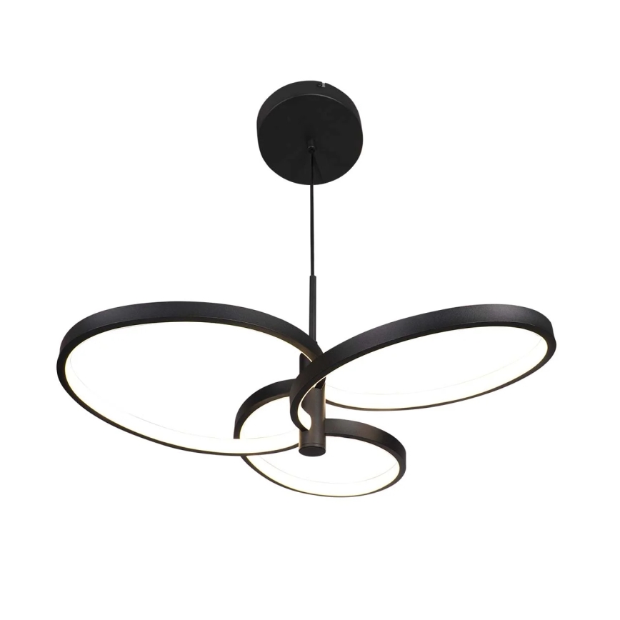 LED Lustr na lanku RIBBON LED/25W/230V 4000K černá