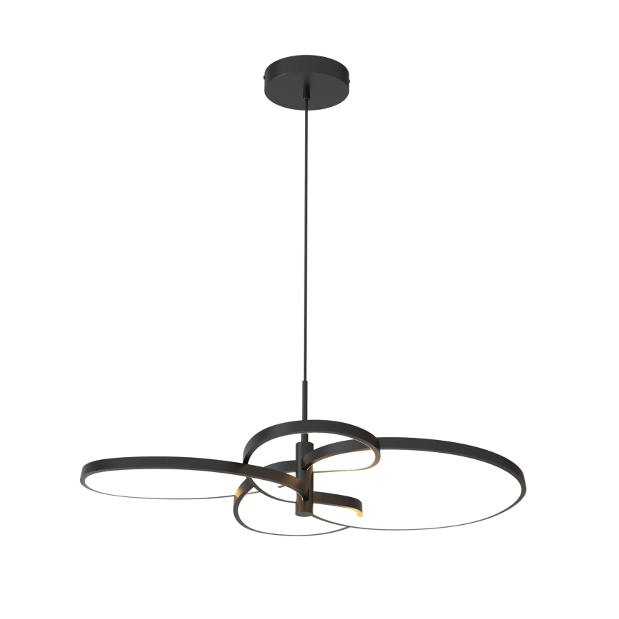 LED Lustr na lanku RIBBON LED/37W/230V 4000K černá