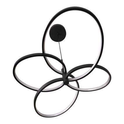 LED Lustr na lanku RIBBON LED/37W/230V 4000K černá