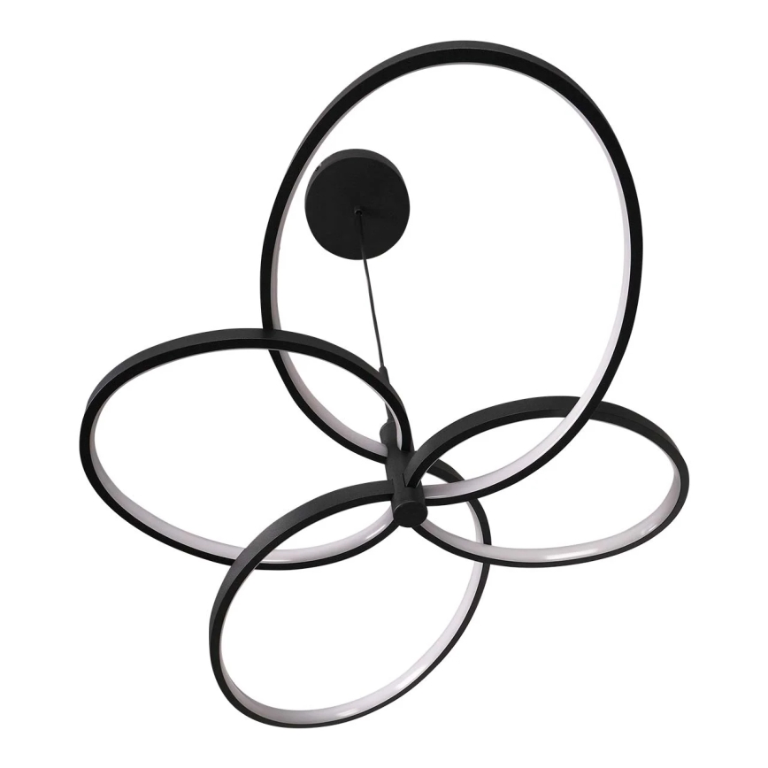 LED Lustr na lanku RIBBON LED/37W/230V 4000K černá