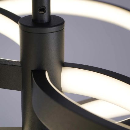 LED Lustr na lanku RIBBON LED/37W/230V 4000K černá