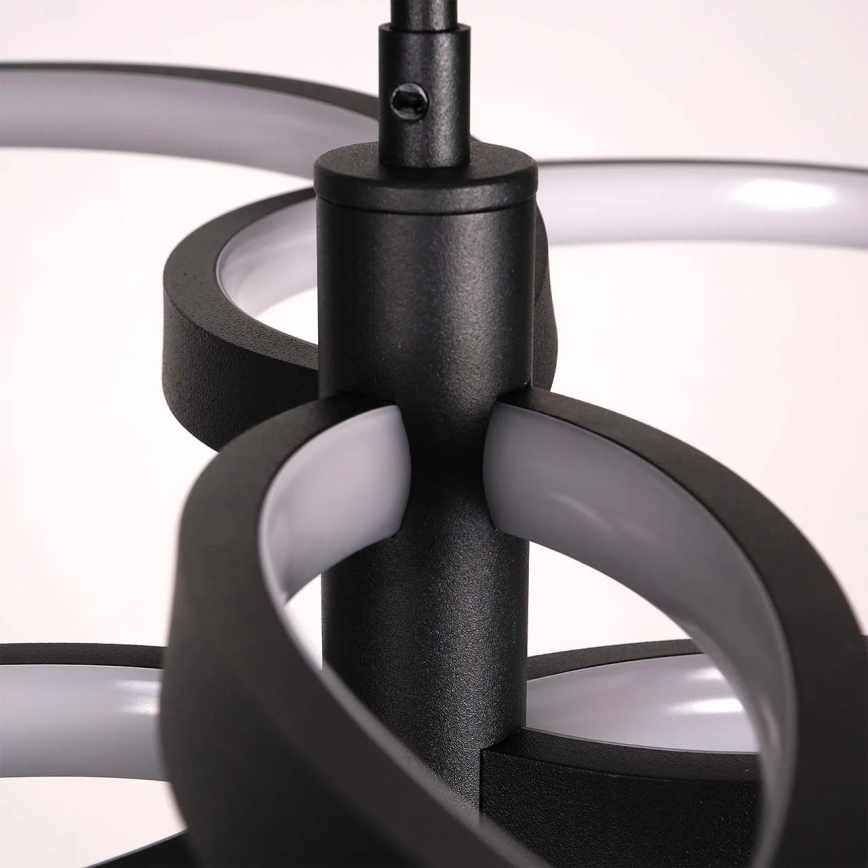 LED Lustr na lanku RIBBON LED/37W/230V 4000K černá