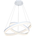 LED Lustr na lanku RING s dálkovým ovladačem LED/60W/230V