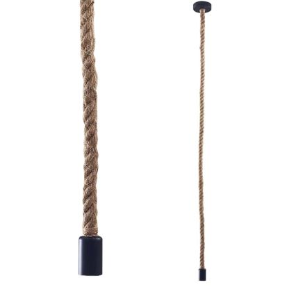 LED Lustr na lanku ROPE 1xE27/8W/230V