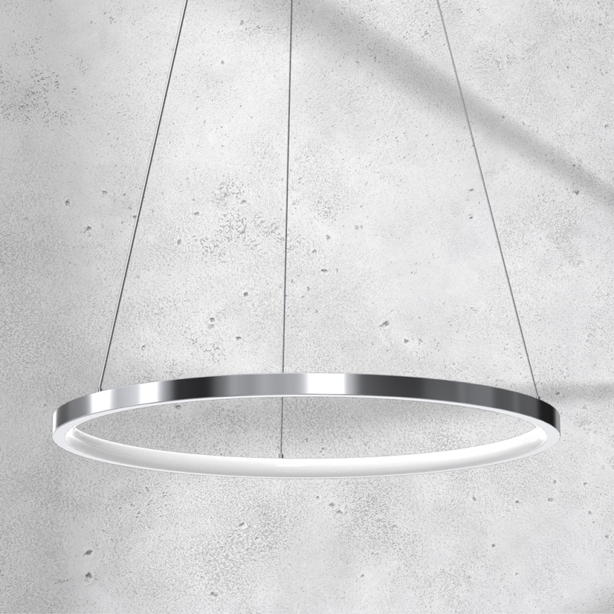 LED Lustr na lanku ROTONDA LED/27W/230V lesklý chrom