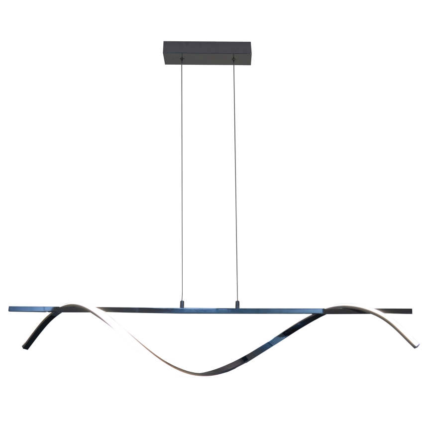 LED Lustr na lanku RUMBA LED/23W/230V 4000K lesklý chrom