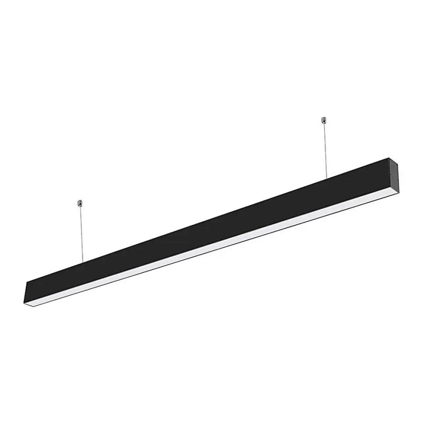 LED Lustr na lanku SAMSUNG CHIP LED/40W/230V 4000K černá