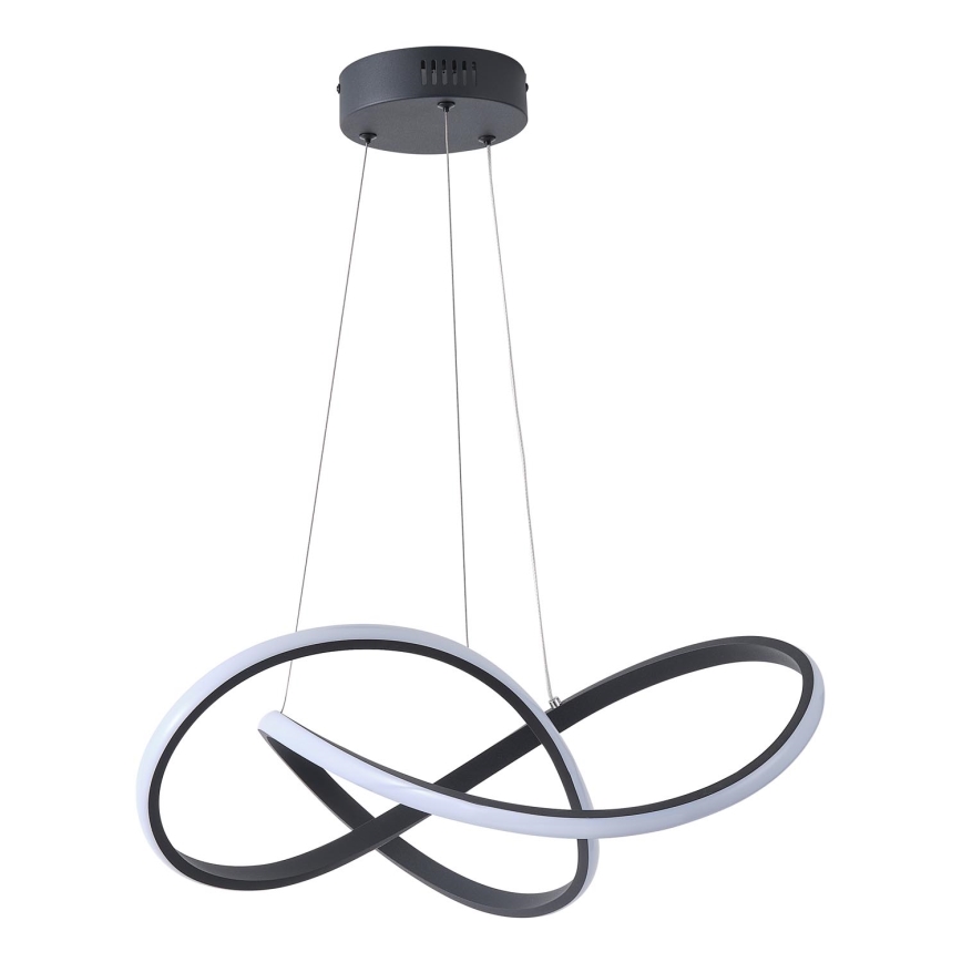 LED Lustr na lanku SATURN LED/30W/230V 3000K