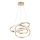 LED Lustr na lanku SATURN LED/38W/230V 3000K 50x50 cm