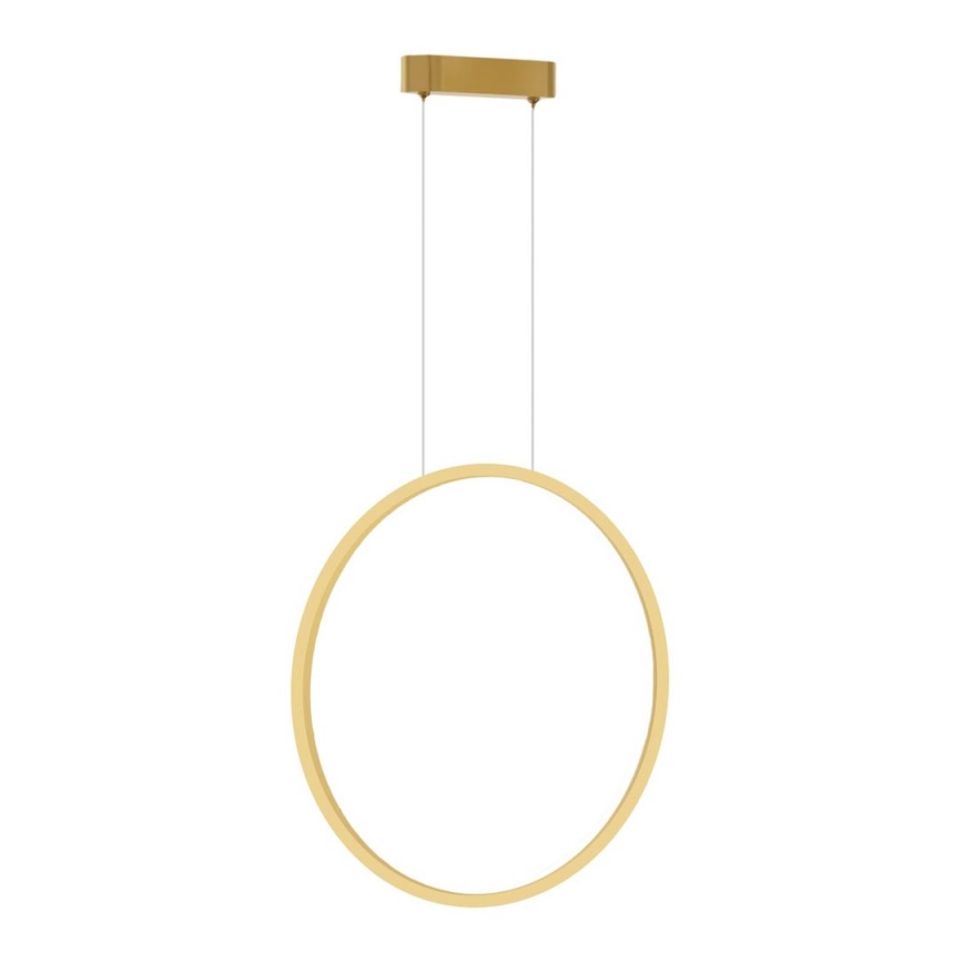 LED Lustr na lanku SATURNO LED/28W/230V pr. 50 cm IP44 zlatá
