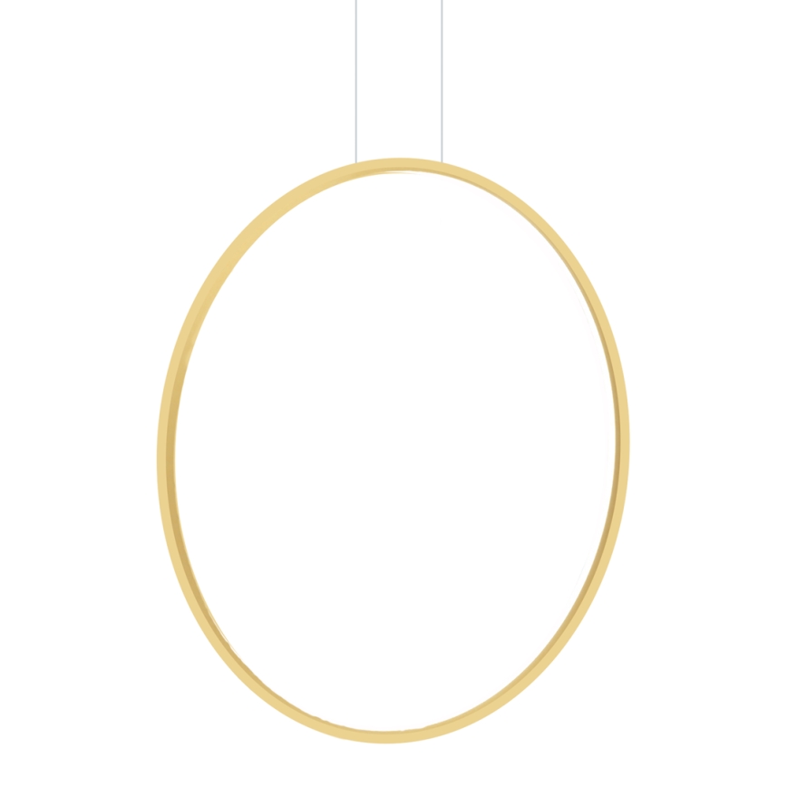 LED Lustr na lanku SATURNO LED/46W/230V pr. 80 cm IP44 zlatá