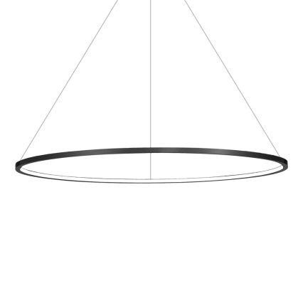 LED Lustr na lanku SATURNO LED/57W/230V pr. 100 cm IP44 antracit