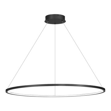 LED Lustr na lanku SATURNO LED/57W/230V pr. 100 cm IP44 černá