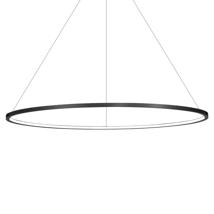 LED Lustr na lanku SATURNO LED/65W/230V pr. 120 cm IP44 černá