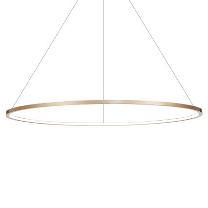 LED Lustr na lanku SATURNO LED/65W/230V pr. 120 cm IP44 zlatá