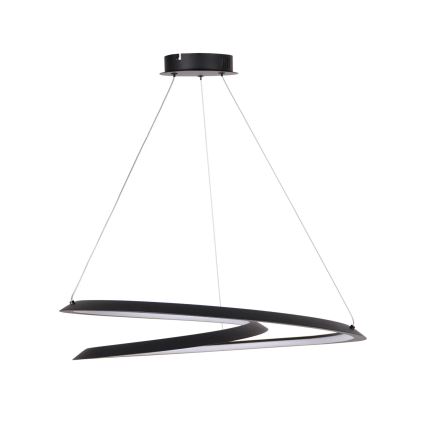 LED Lustr na lanku TANGO LED/44W/230V 4000K pr. 60 cm černá