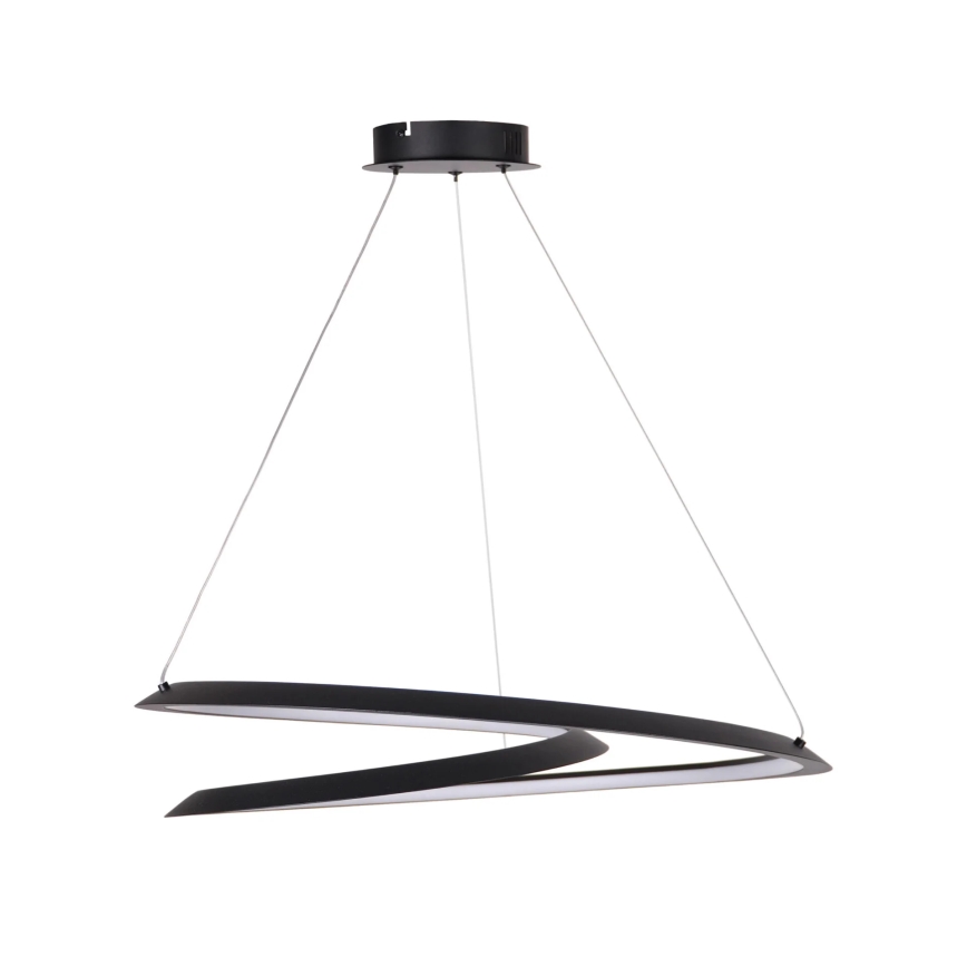 LED Lustr na lanku TANGO LED/44W/230V 4000K pr. 60 cm černá