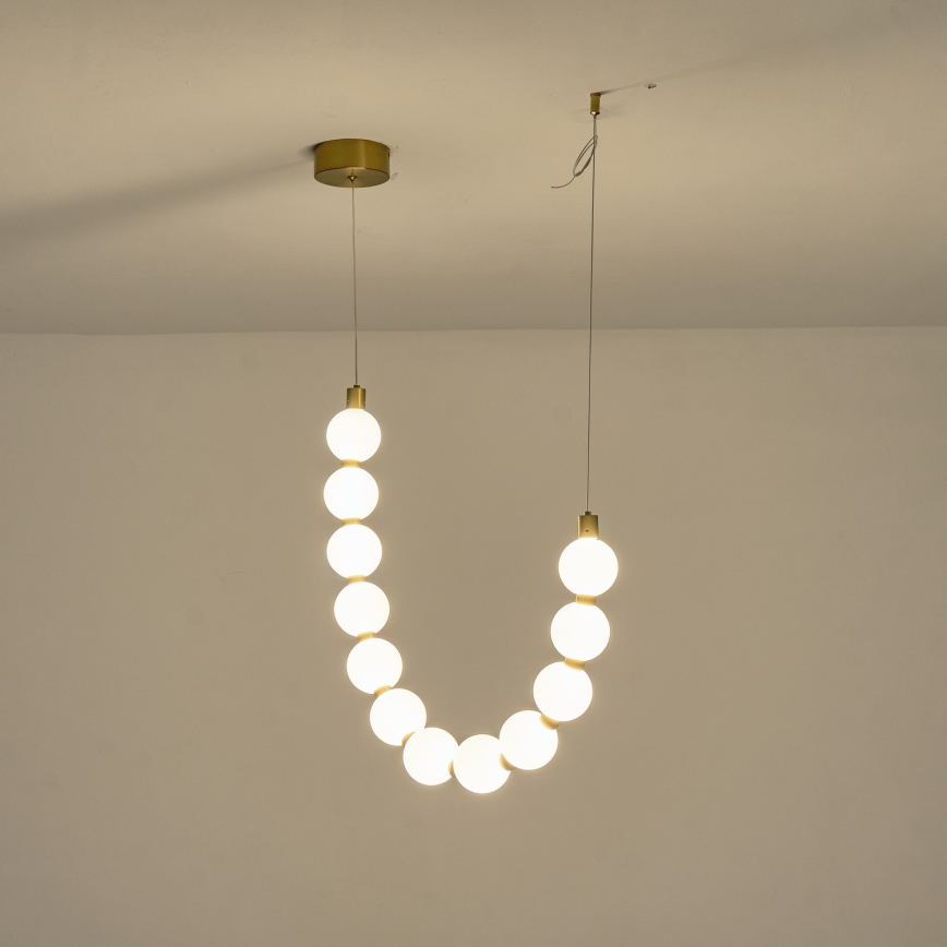 LED Lustr na lanku TREA LED/12W/230V 3000K