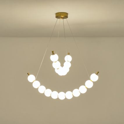 LED Lustr na lanku TREA LED/19W/230V 3000K