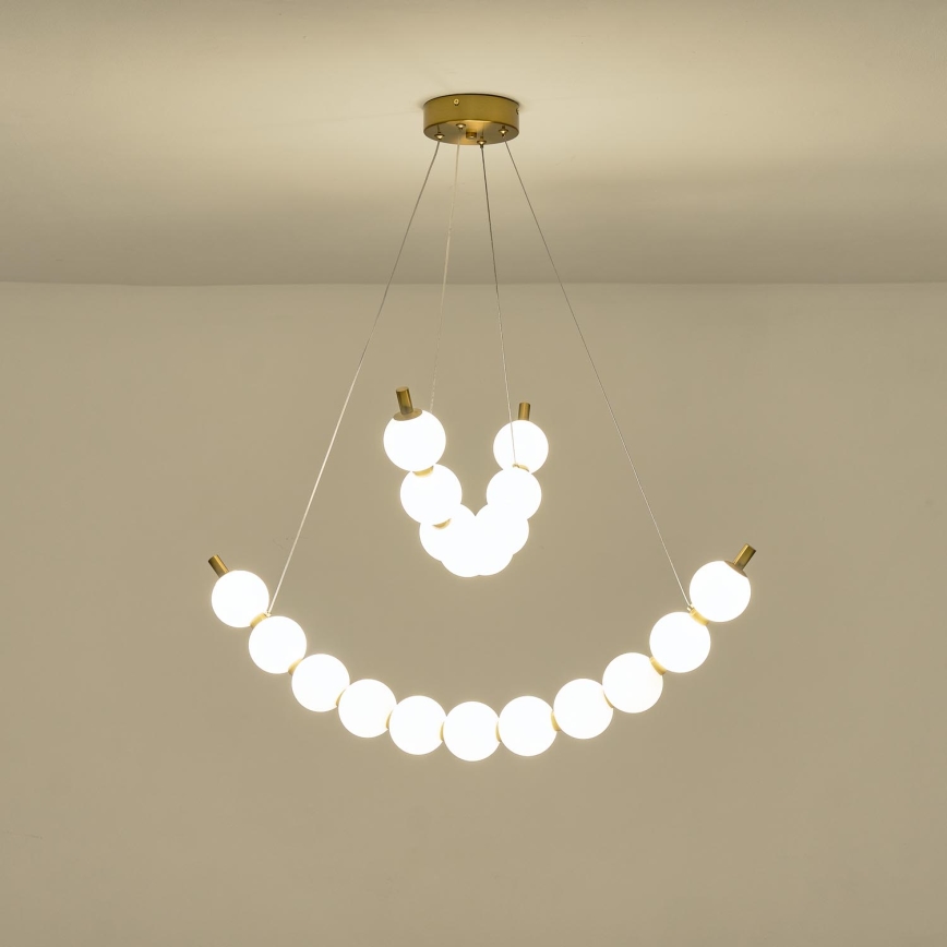 LED Lustr na lanku TREA LED/19W/230V 3000K
