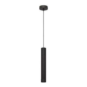 LED Lustr na lanku TUBA 1xGU10/4,8W/230V černá