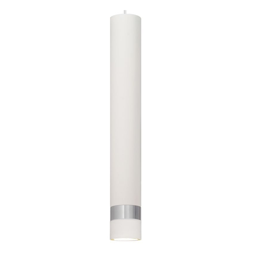 LED Lustr na lanku TUBA 3xGU10/4,8W/230V bílá/lesklý chrom