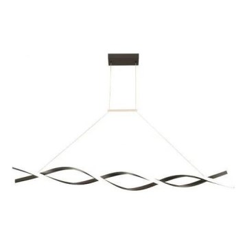 LED Lustr na lanku TWIST LED/37W/230V 4000K 120 cm černá