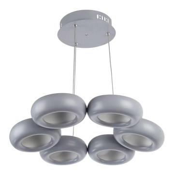 LED Lustr na lanku TYTANIO 6xLED/8W/230V