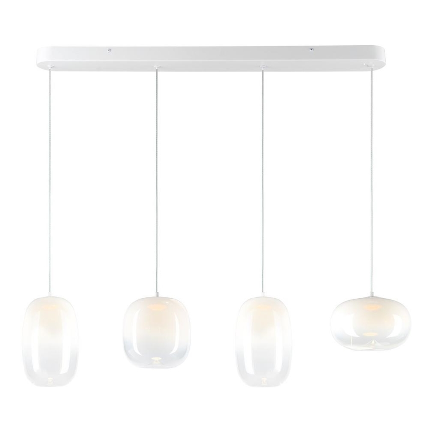 LED Lustr na lanku VASO LED/15W/230V bílá